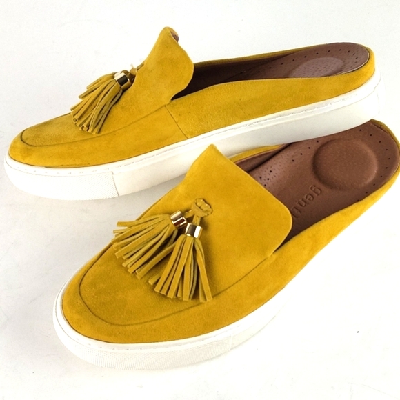 gentle souls Shoes - Gentle Souls by Kenneth Cole Rory Tassel Detail Memory Foam Mule Sneaker Mustard